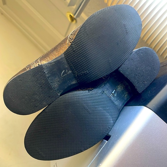 Classic Woman’s Shoes Clarks Metalic Color - Picture 6 of 7